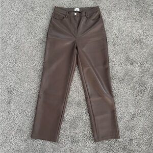 Wilfred Chocolate Brown Straight Leg Jeans